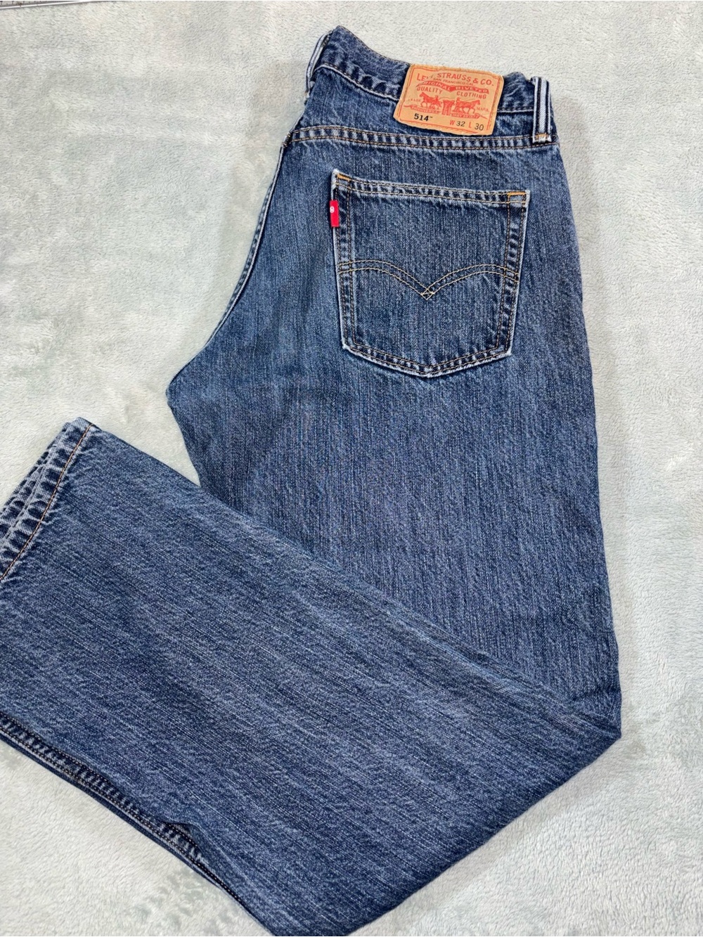 Levi's 514 Straight Fit Jeans Medium Wash 32x30